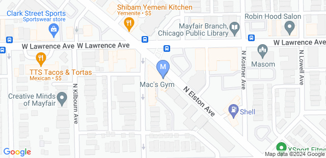 Map to Mac’s Gym